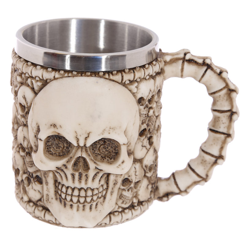 Gothic Skull Decoration Decorative Multi Skull Tankard SK247-0