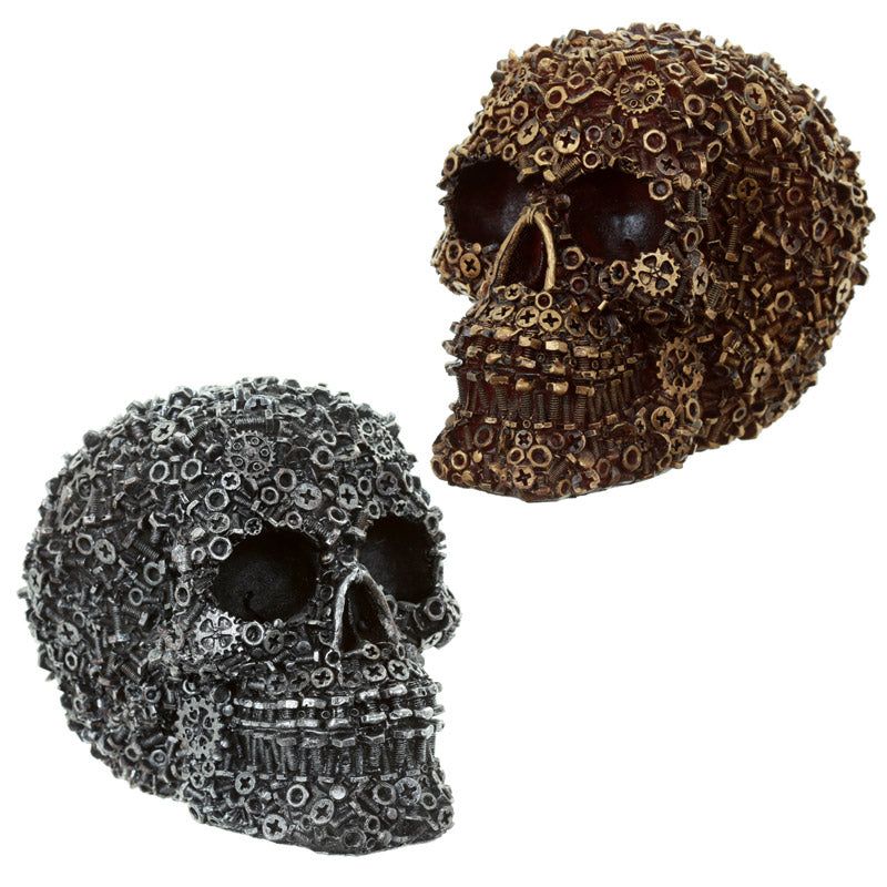 Gothic Collectable Nuts and Bolts Skull Decoration SK254-0