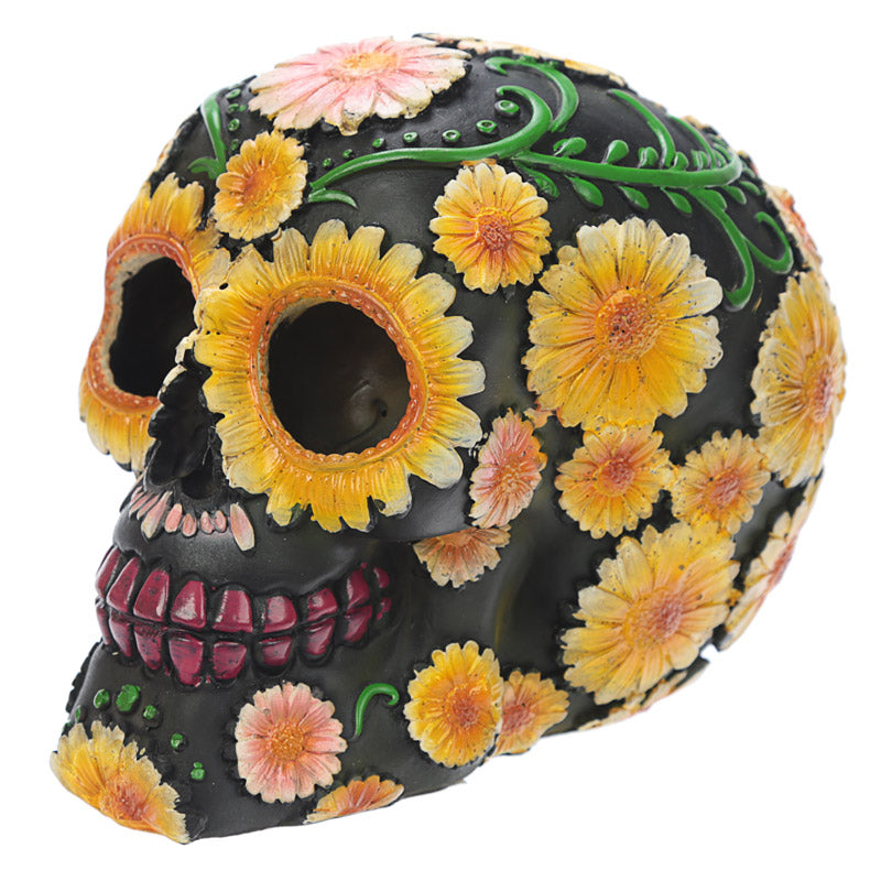 Fantasy Day of the Dead Daisy Skull SK268-0