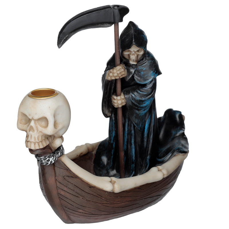 Backflow Incense Burner - The Reaper Ferryman of Death SK357-0