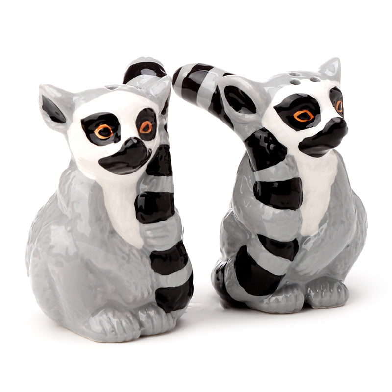 Novelty Ceramic Salt and Pepper - Lemur SP99-0