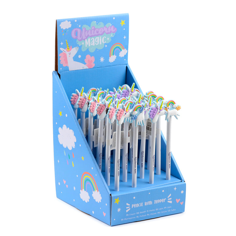 Pencil with PVC Topper - Unicorn Magic STA341-0