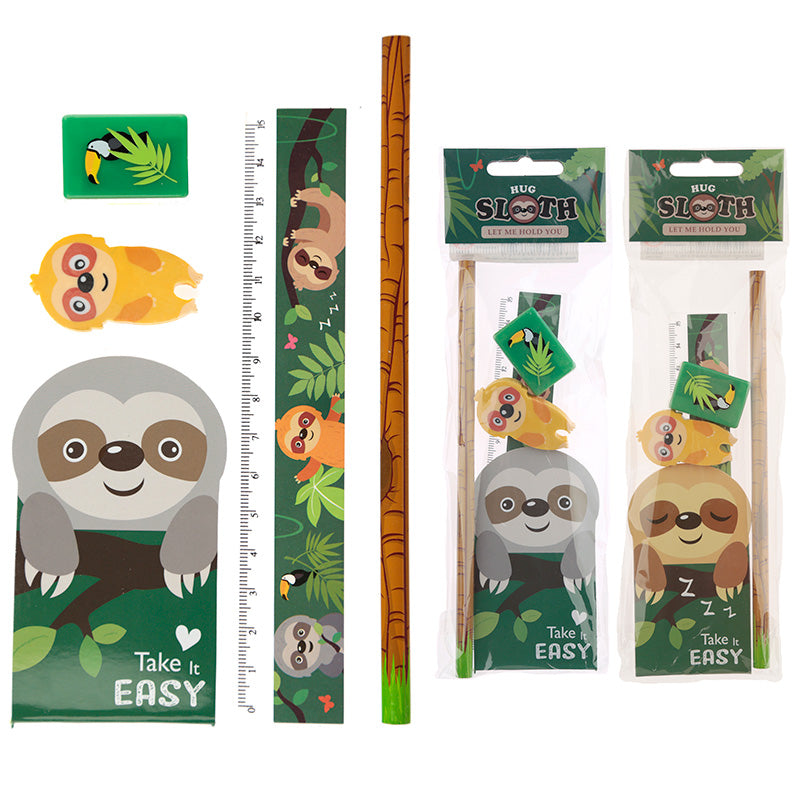 Cute Sloth Design Stationery Set STA83-0