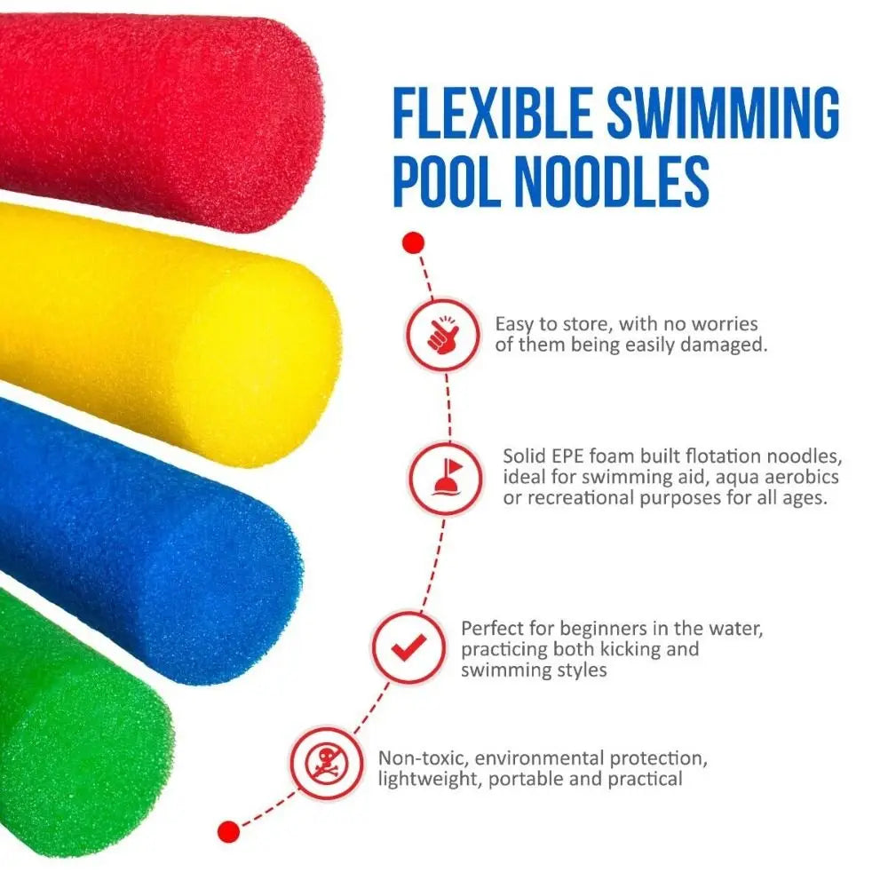 Useful Swimming Pool Pool Accessories for Kids Buoyancy Stick Noodle Float Aid Floating Foam Sticks Flexible