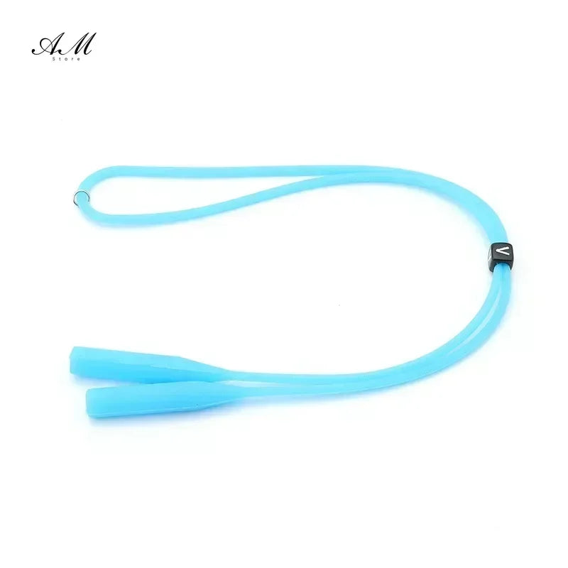 1 PC Adjustable Elastic Silicone Eyeglasses Straps Sunglasses Chain Sports Anti-Slip String Glasses Ropes Band Cord Holder