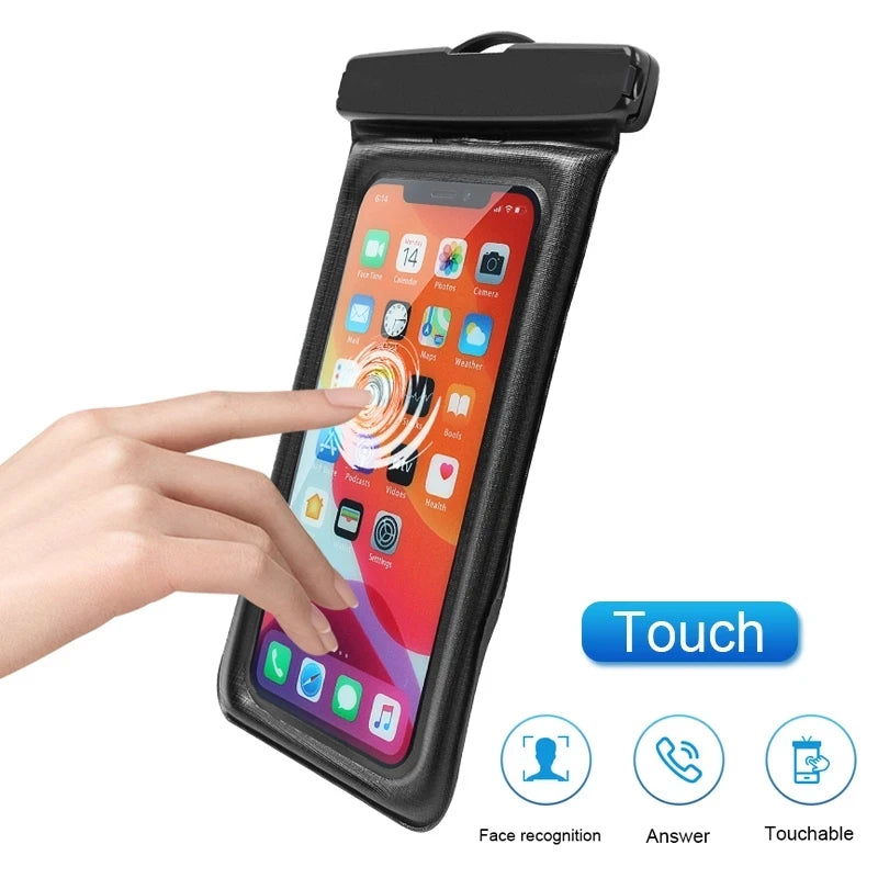 IP68 Universal Waterproof Phone Case Water Proof Bag For iPhone 15 14 13 12 11 Pro Max X Xiaomi 13 Samsung S23 Ultra Swim Cover