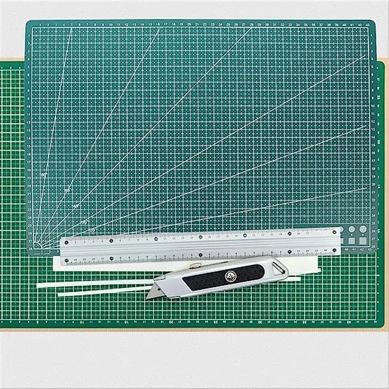 Durable A3 / A4 / A5 Multifunctional Cutting Mat Diy Handicraft Art Engraving Board Paper Carving Pad High Elasticity Toughness