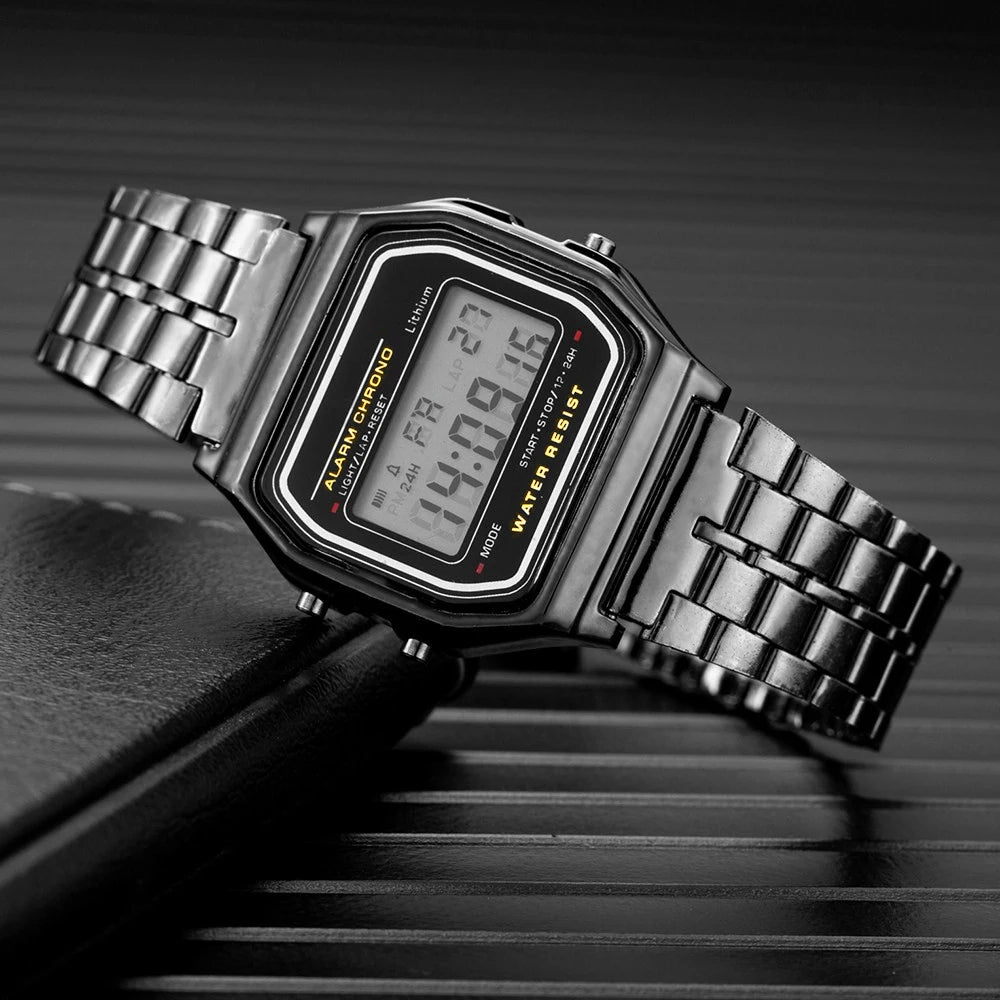 2023 Digital Watches For Men Sports Waterproof Bracelet Clock Gold Electronice LED Wristwatch Women Casucal montre homme relogio