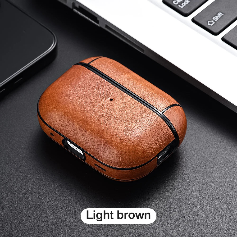 For Airpods 3 Pro 2nd 1 Case Leather Protective Sleeve Earphone Cases Wireless Charging Headphone Cover For Airpods Pro 2 Case