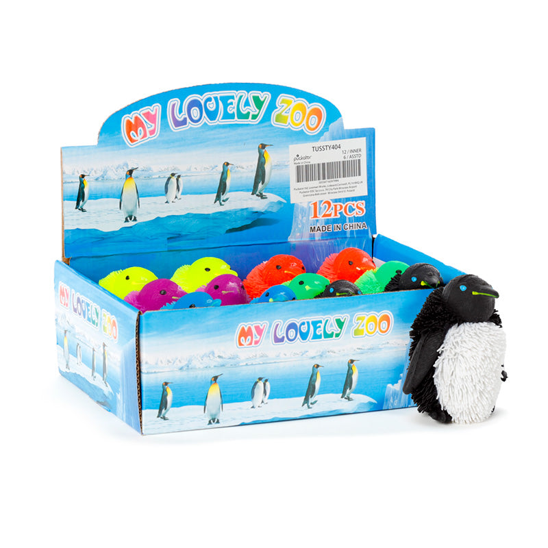 Penguin Squidgy Light Up LED Puff Pet  TY404-0