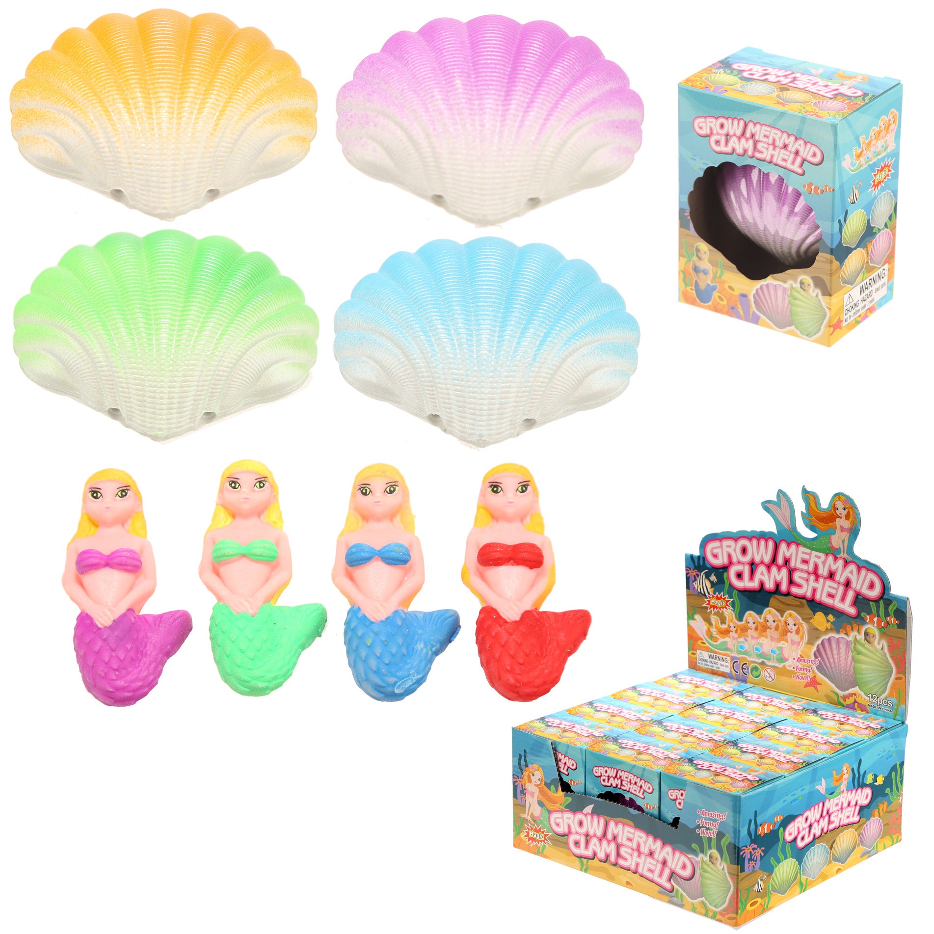 Mermaid Hatching Clam Shell TY638-0