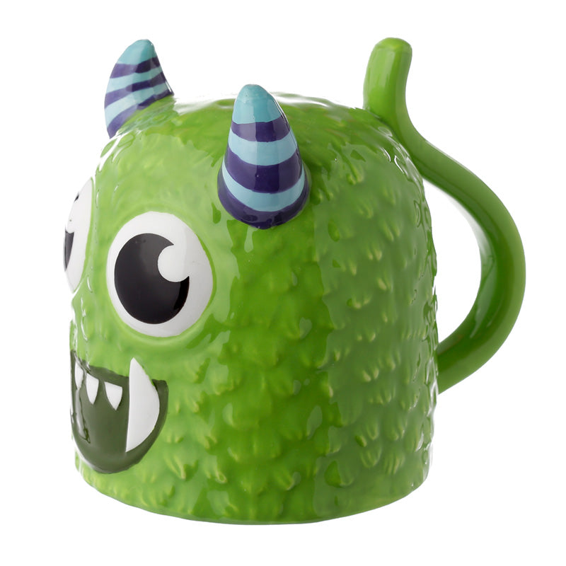 Novelty Upside Down Ceramic Mug - Green Monstarz Monster UMUG05-0