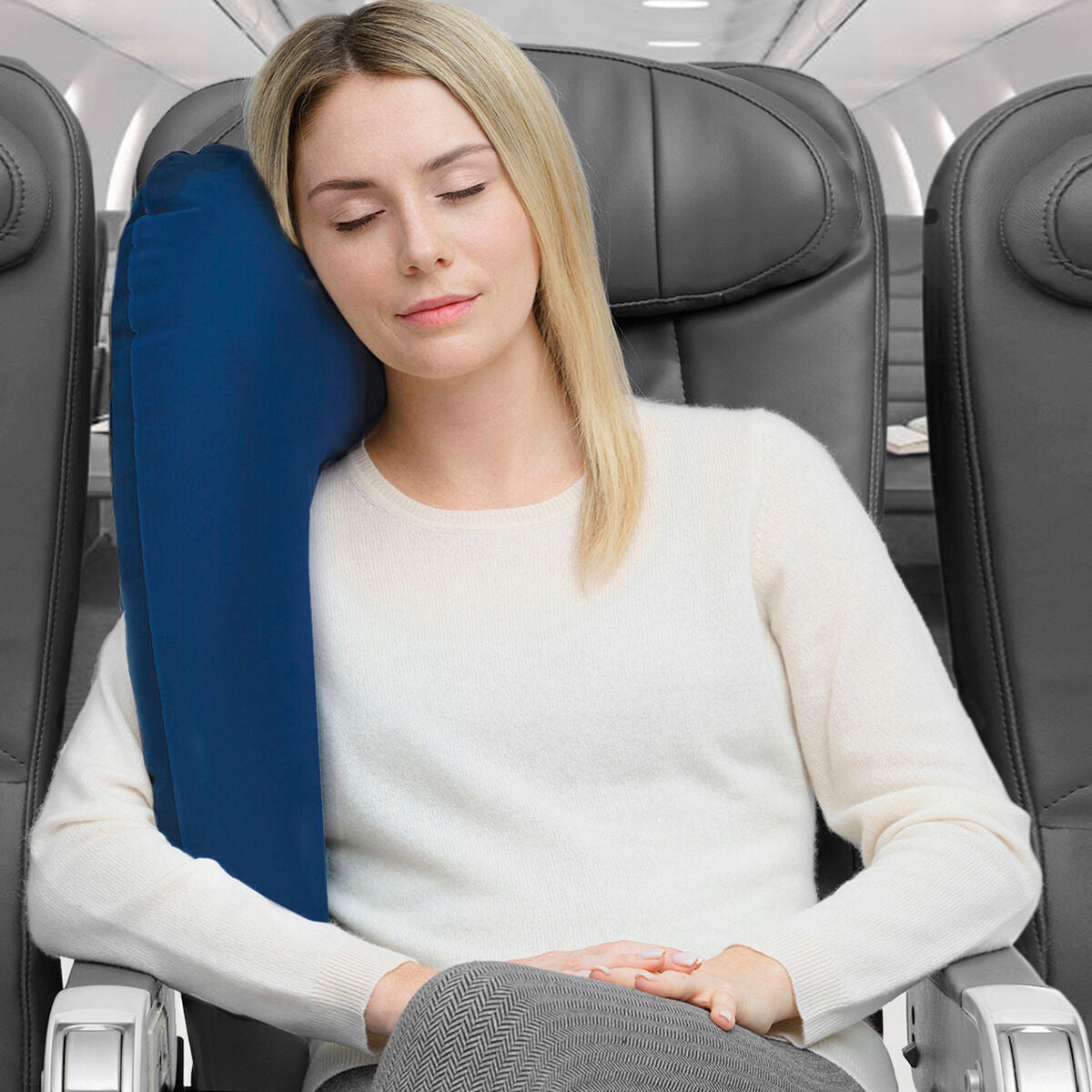 Adjustable Travel Pillow with Seat Attachment Restel InnovaGoods-0