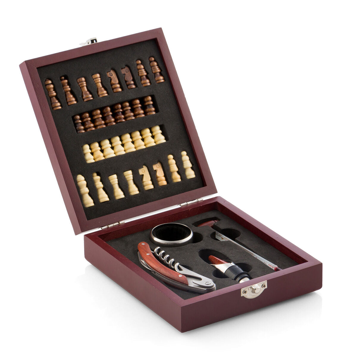 Chess Wine Set InnovaGoods 37 Pieces-3