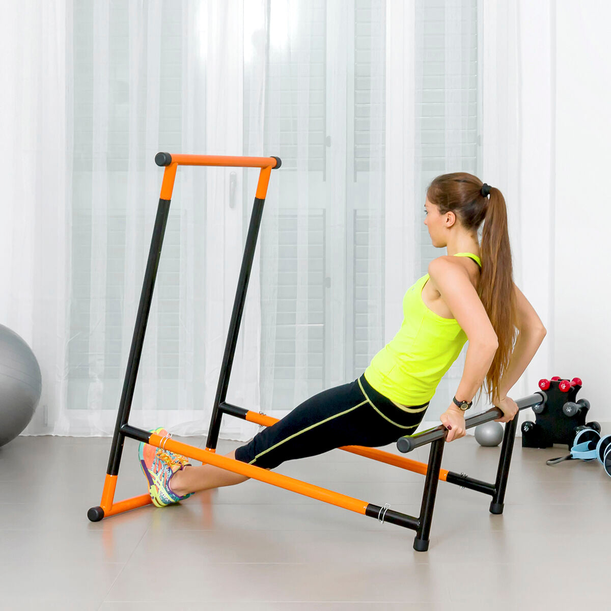 Full Body Pull-Up Station with Exercise Guide InnovaGoods-7