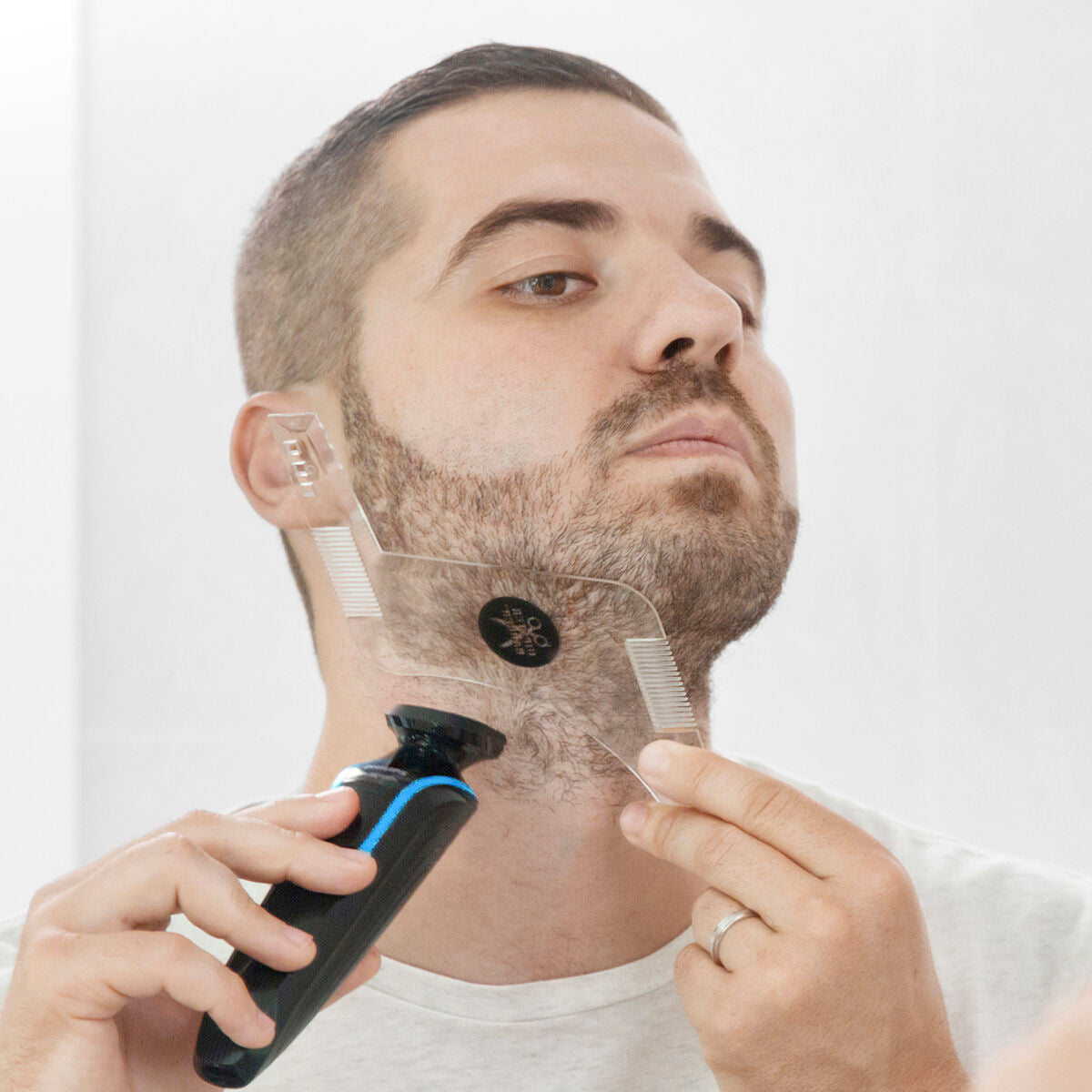 Hipster Barber Beard Template for Shaving InnovaGoods-4