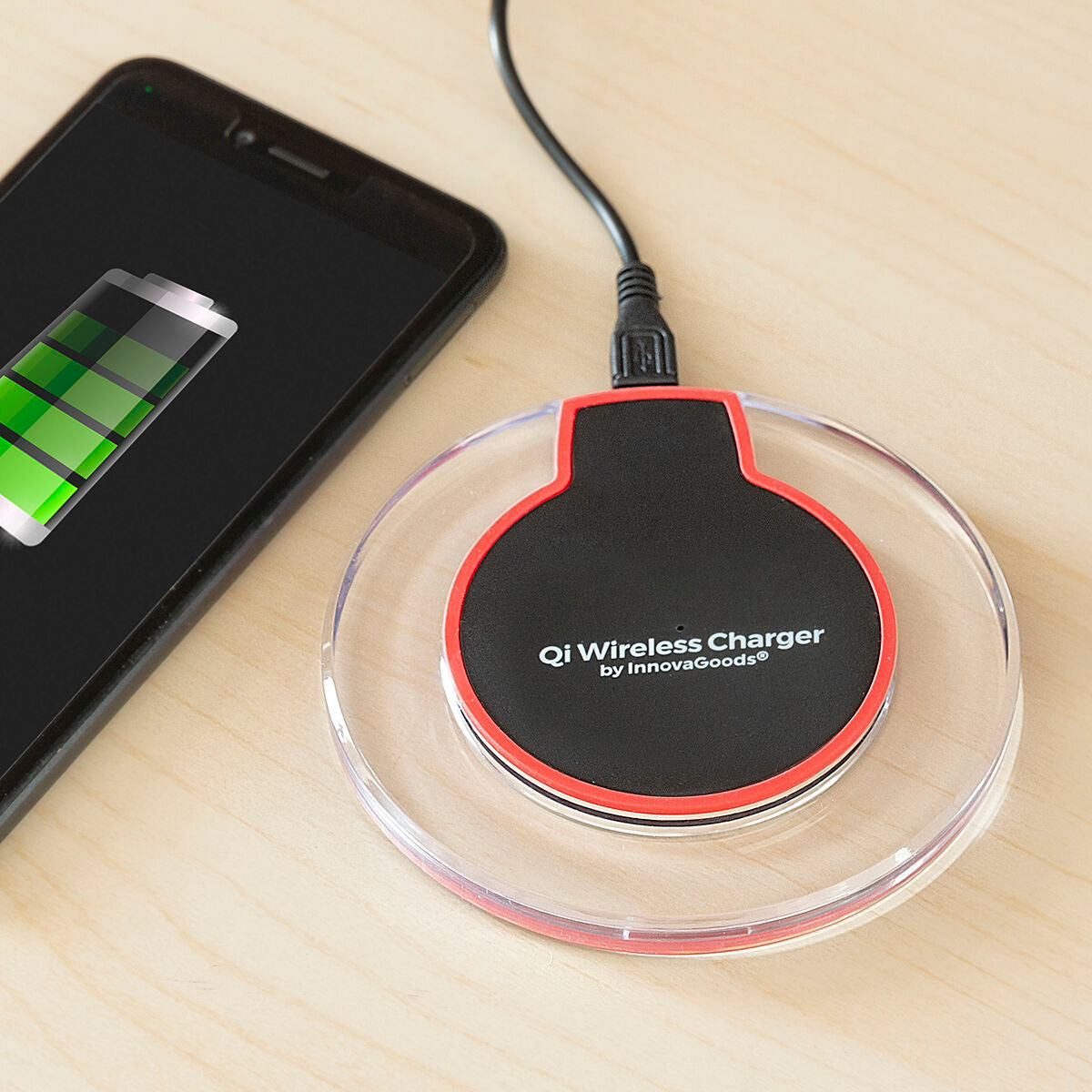 Qi Wireless Charger for Smartphones InnovaGoods-3