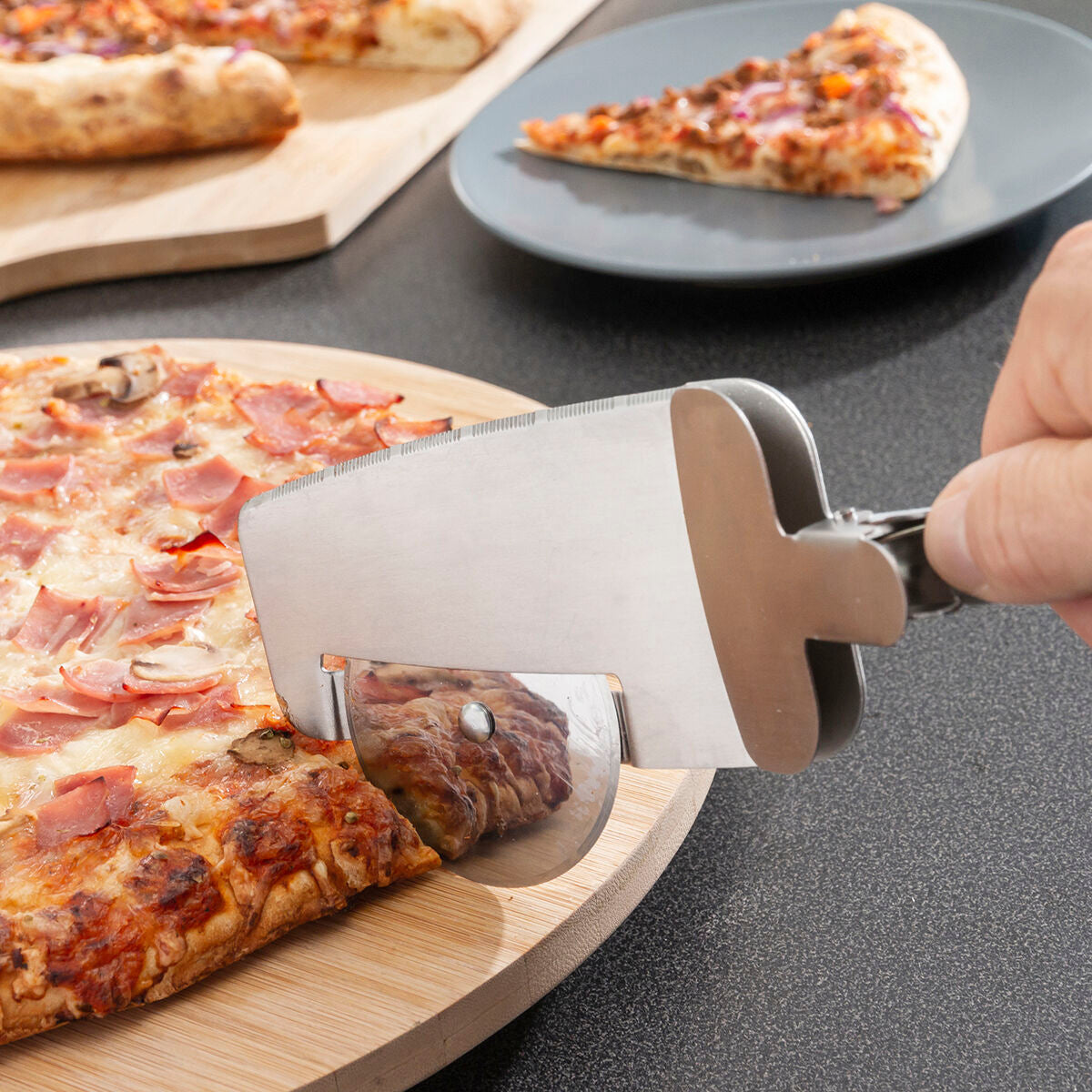 Pizza Cutter 4-in-1 Nice Slice InnovaGoods-6