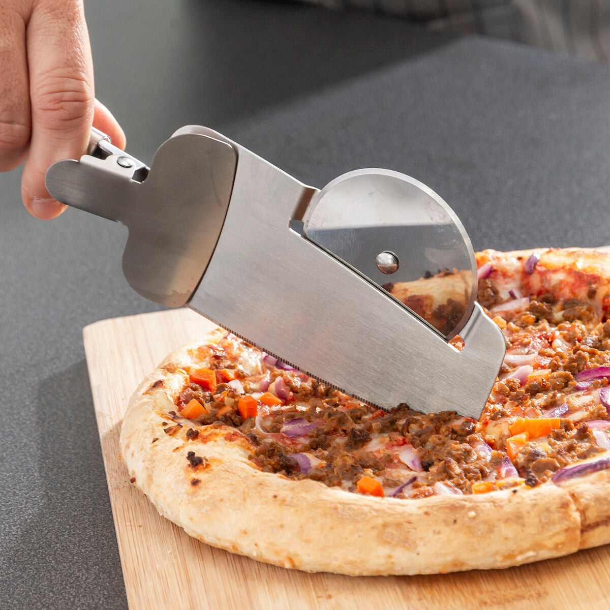 Pizza Cutter 4-in-1 Nice Slice InnovaGoods-4