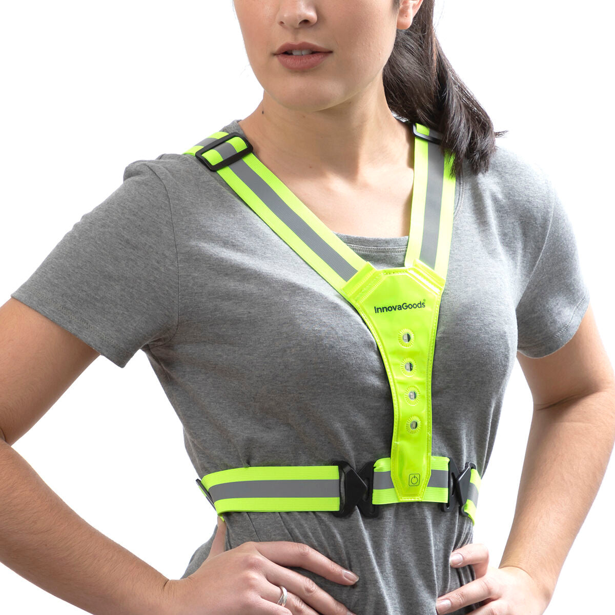 Sports Harness with LED Lights Lurunned InnovaGoods-3