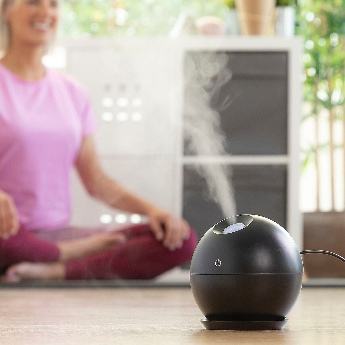 Mini Humidifier Scent Diffuser Black InnovaGoods-9