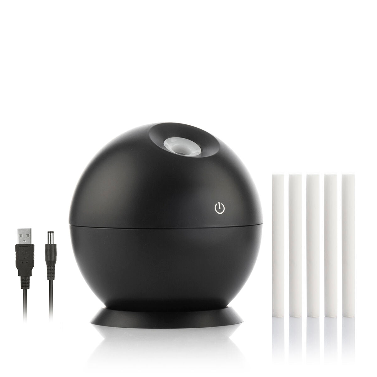 Mini Humidifier Scent Diffuser Black InnovaGoods-2