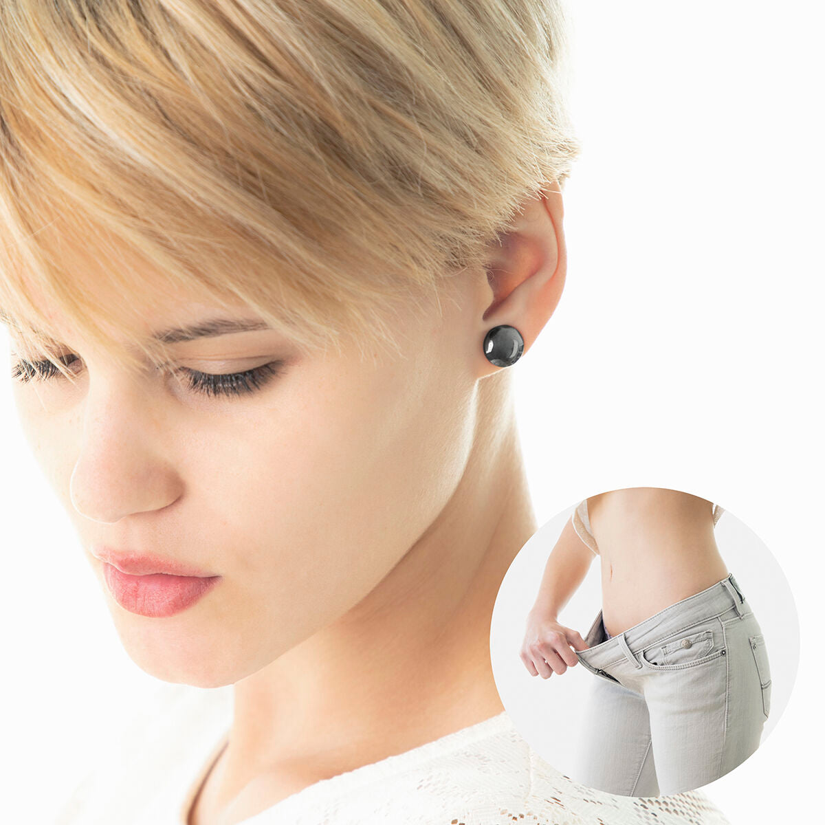 Biomagnetic Slimming Earrings Slimagnetic InnovaGoods-0