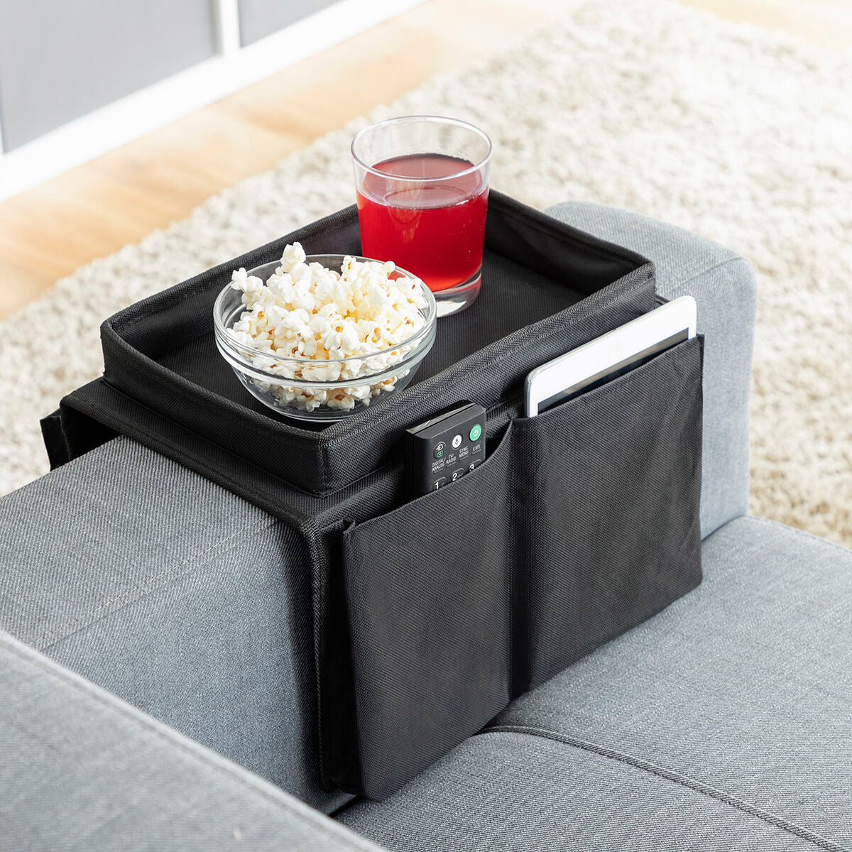 Sofa Tray with Organiser for Remote Controls InnovaGoods-5