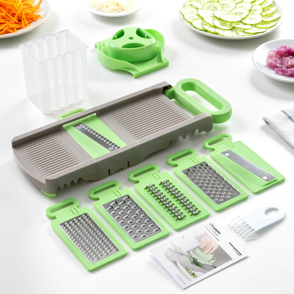 6-in-1 Folding Mandolin Grater Choppie InnovaGoods-8