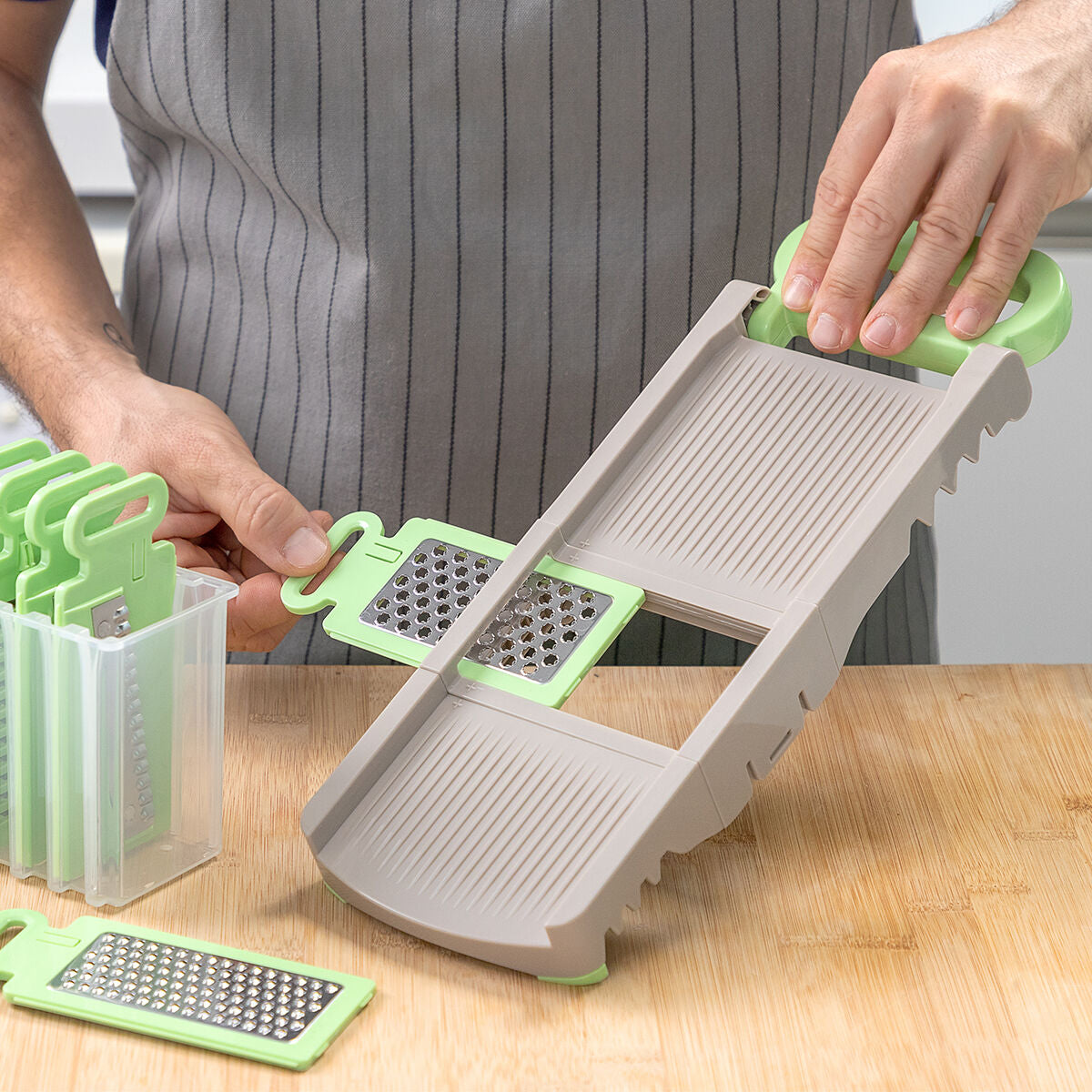 6-in-1 Folding Mandolin Grater Choppie InnovaGoods-7