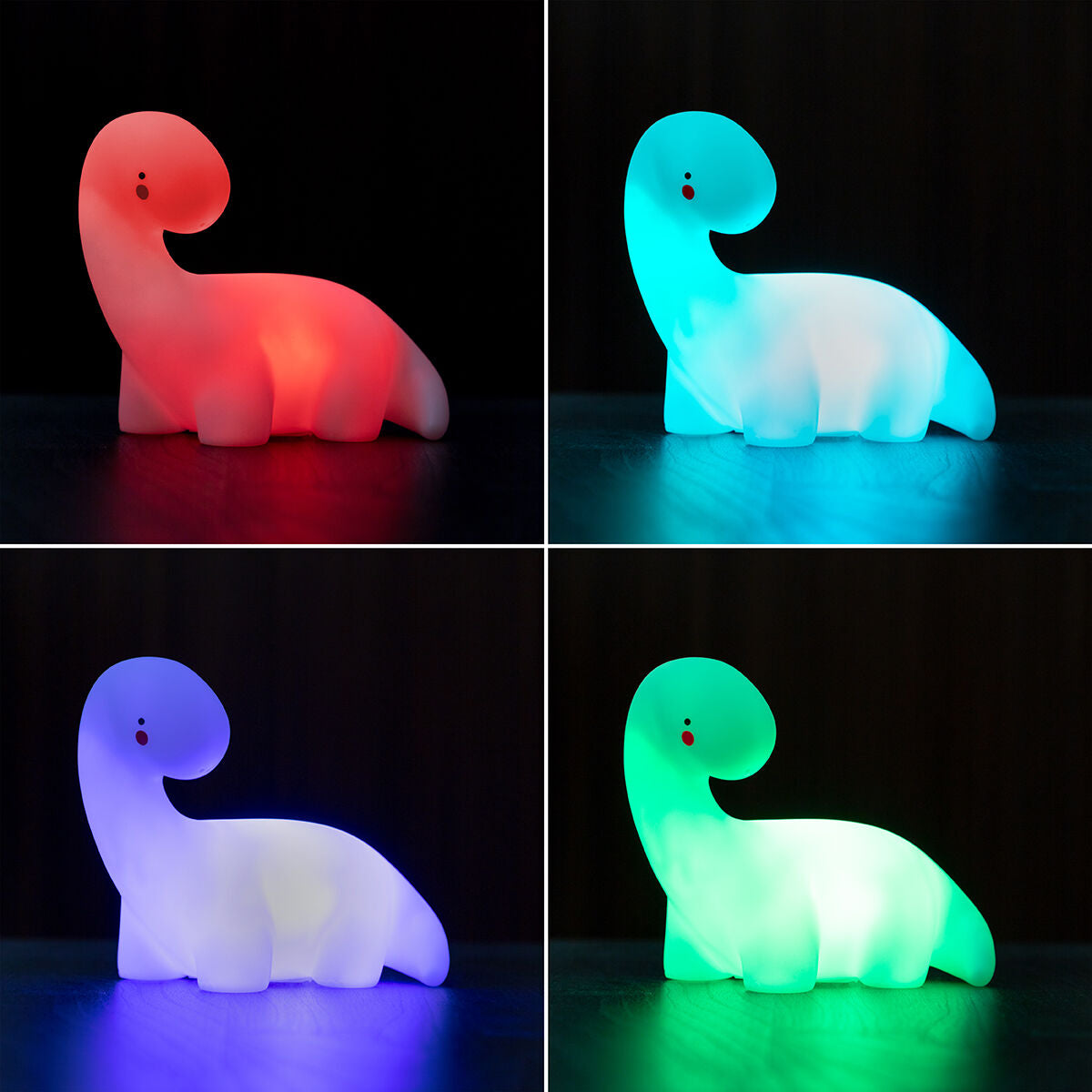 Dinosaur Multicolour LED Lamp Lightosaurus InnovaGoods-3