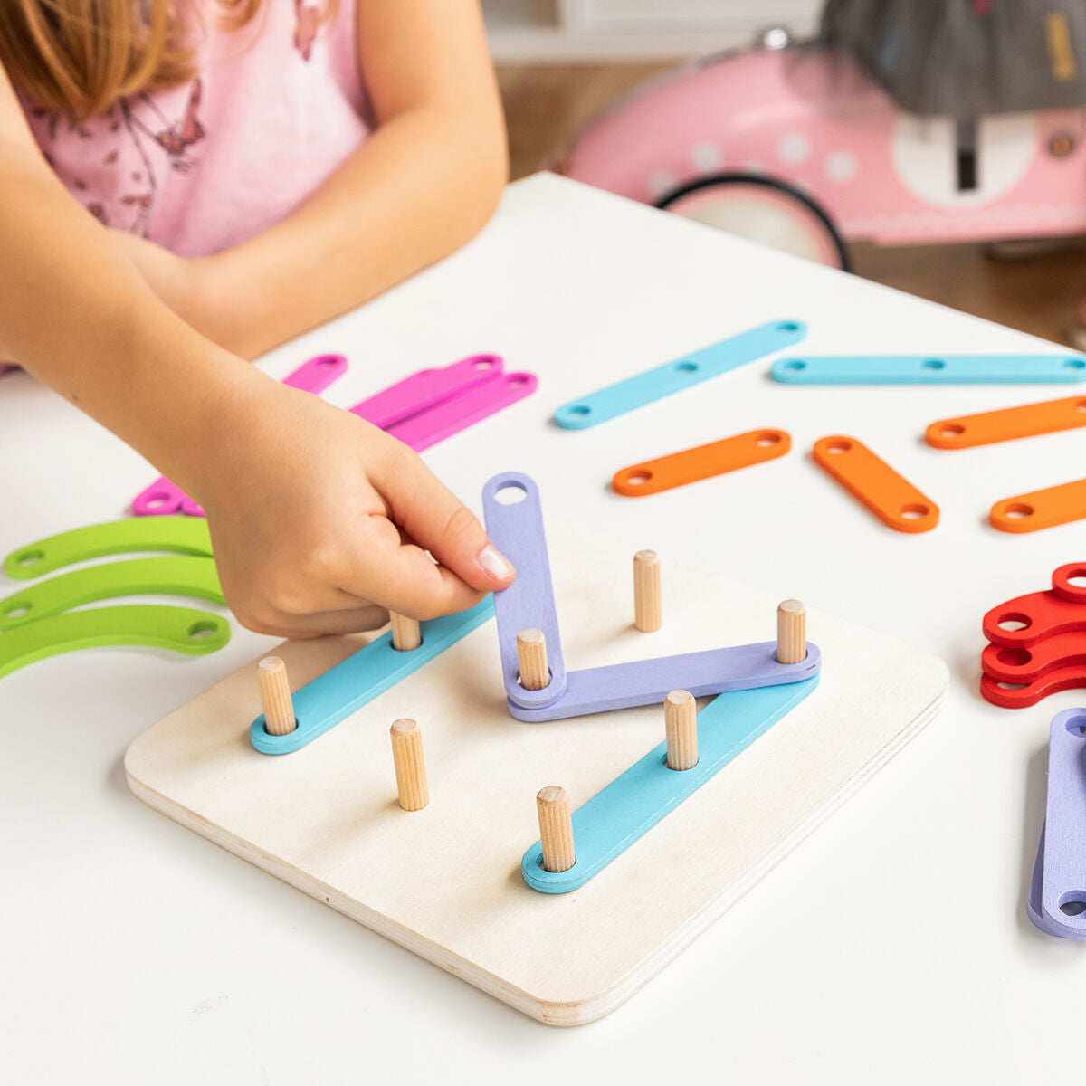 Wooden Set for Making Letters and Numbers Koogame InnovaGoods 27 Pieces-0