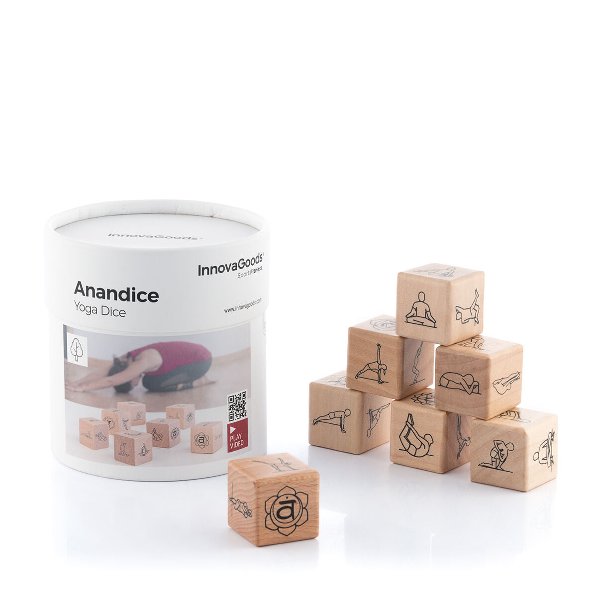 Yoga Dice Game Anandice InnovaGoods 7 Units-3