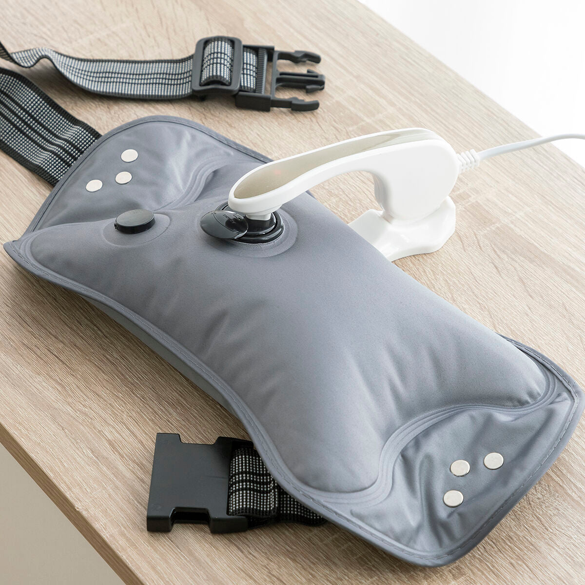 Adjustable refillable hot water bottle Hutter InnovaGoods Grey 400 W-5