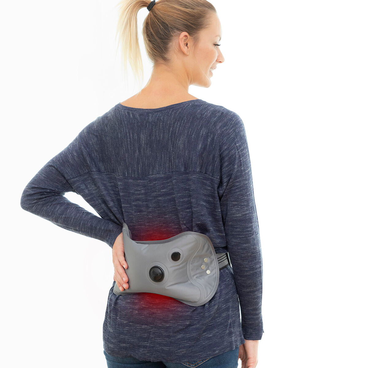 Adjustable refillable hot water bottle Hutter InnovaGoods Grey 400 W-4