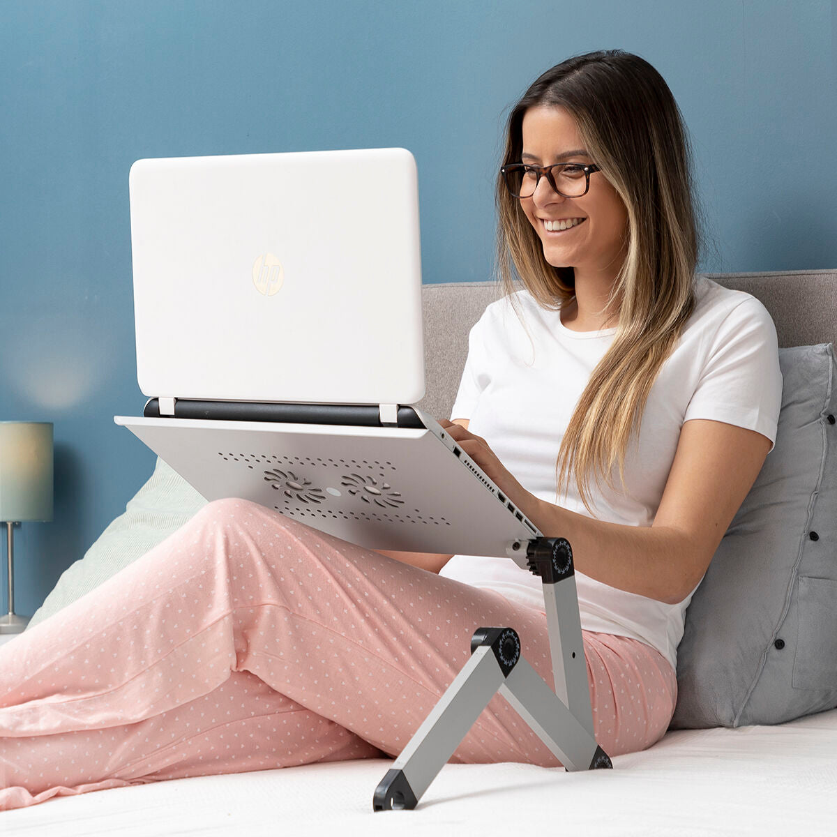 Adjustable Multi-position Laptop Table Omnible InnovaGoods-14