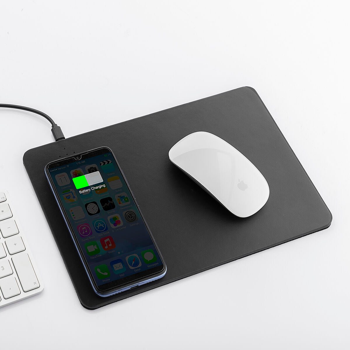 2-in-1 Mouse Mat with Wireless Charging Padwer InnovaGoods-3