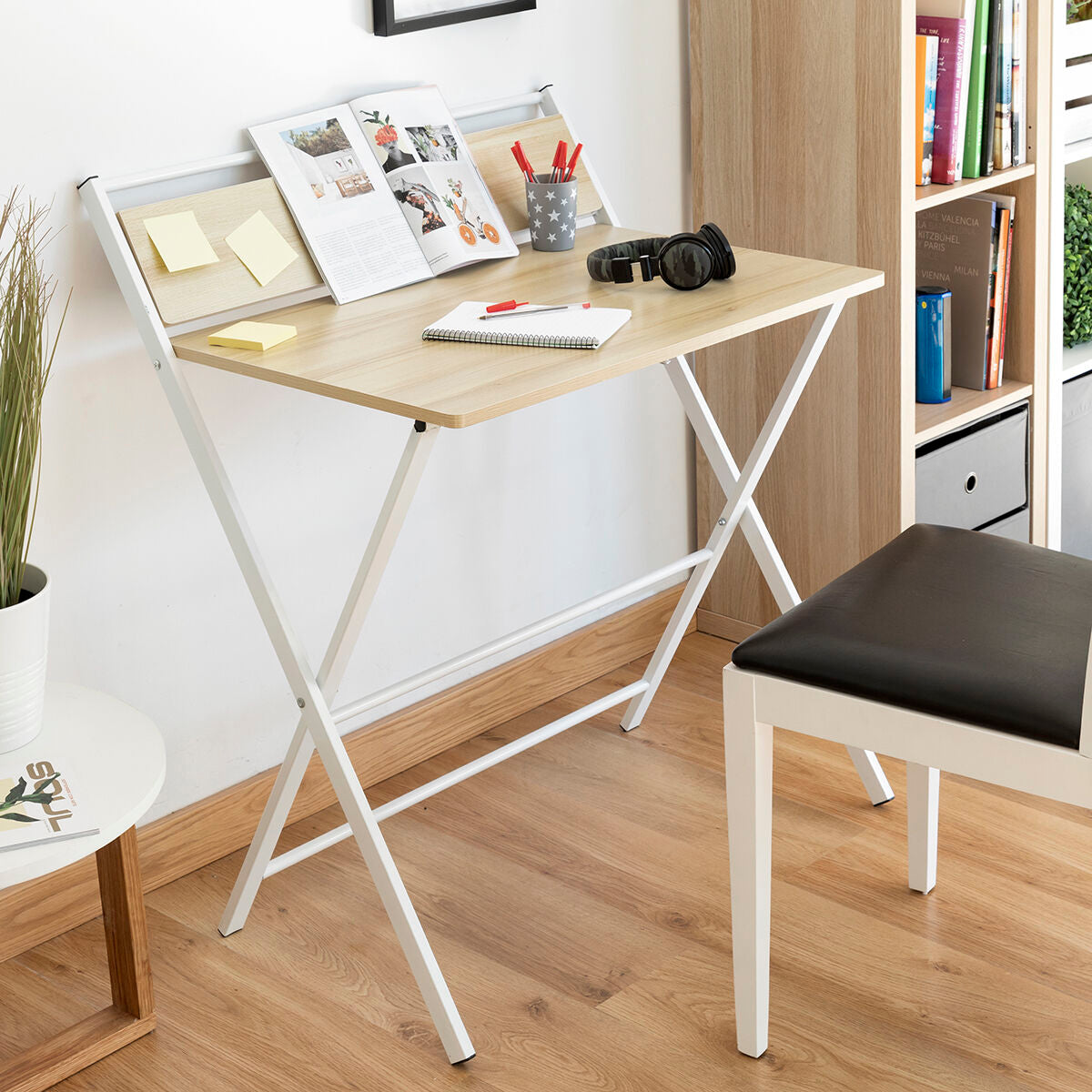 Folding Desk with Shelf Tablezy InnovaGoods-11