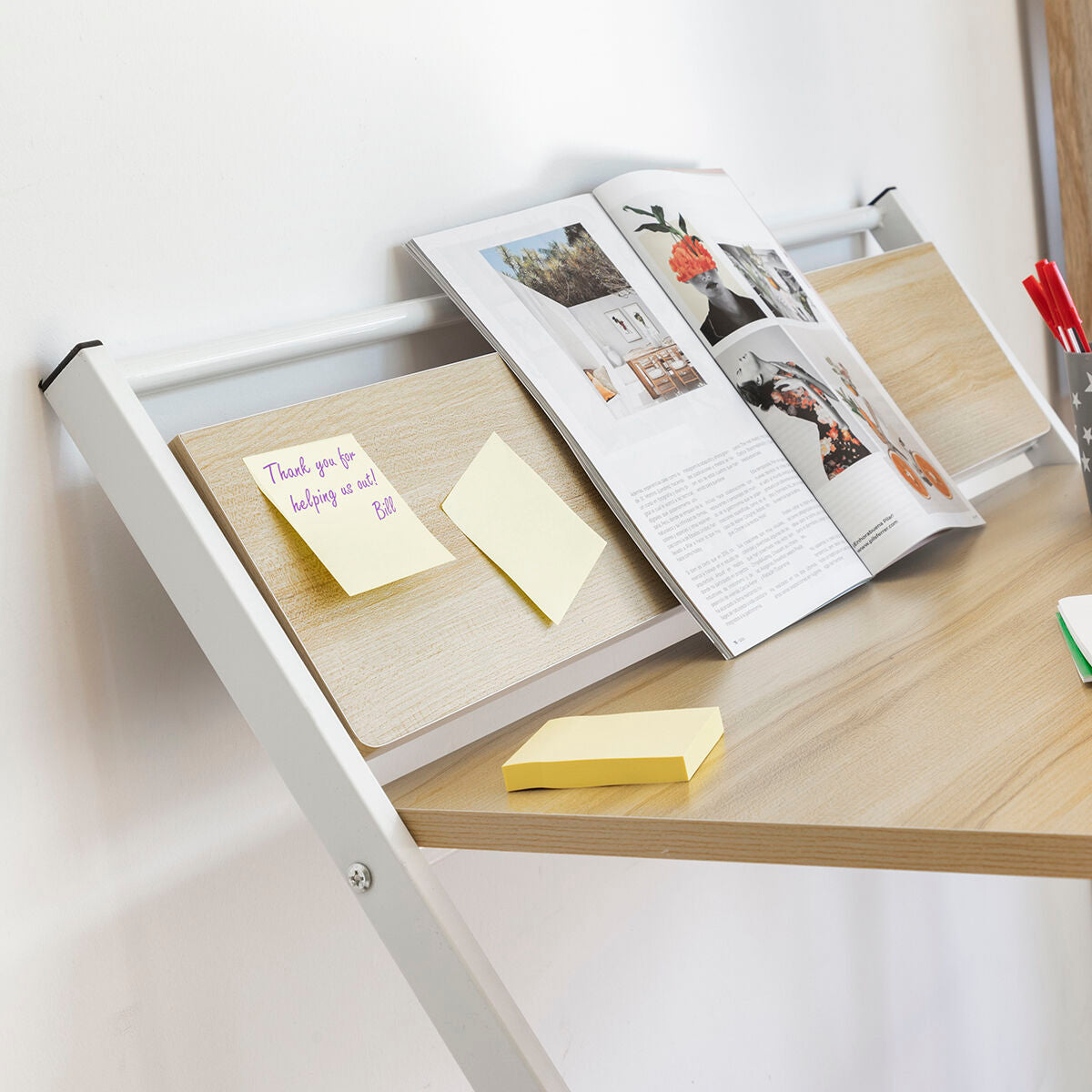 Folding Desk with Shelf Tablezy InnovaGoods-9