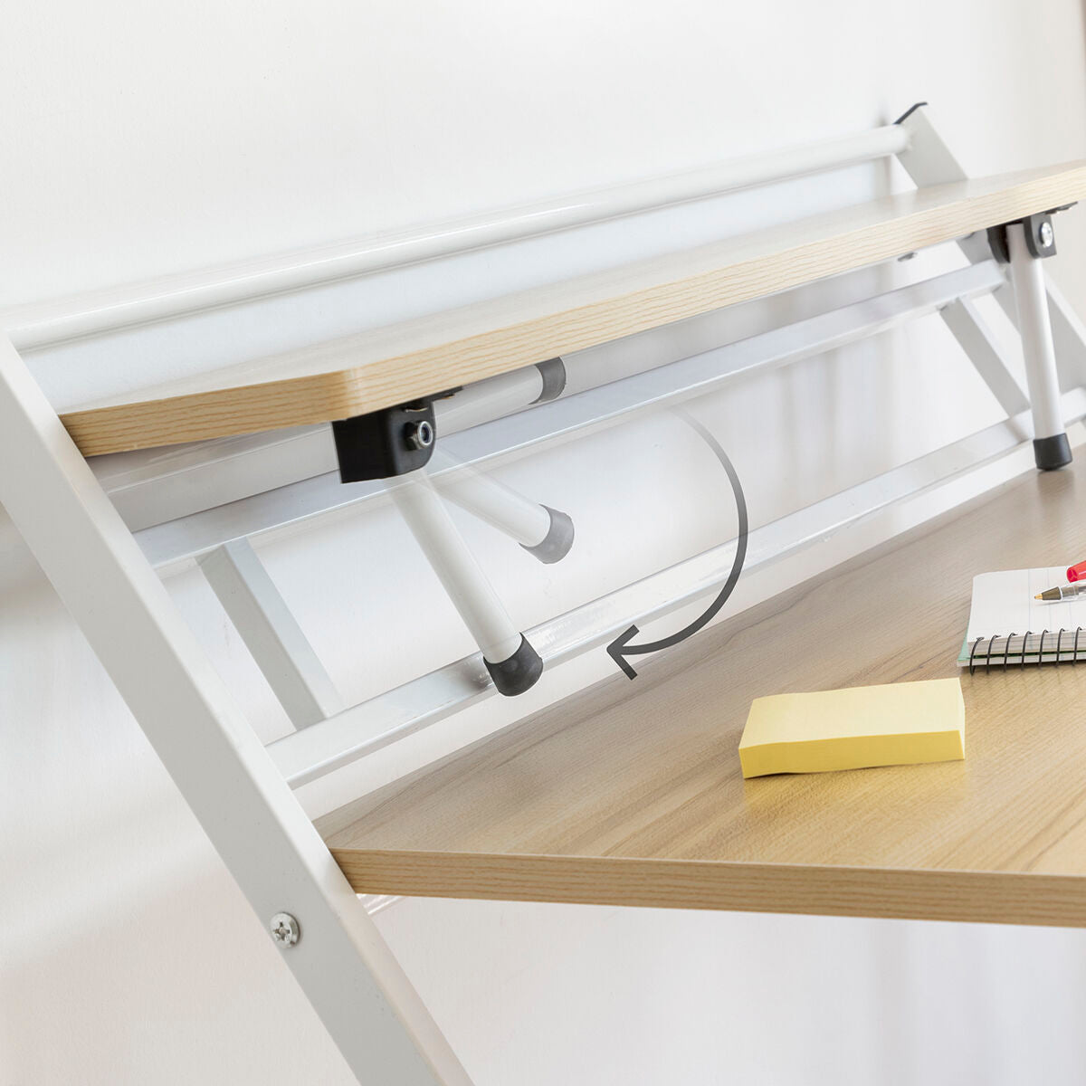 Folding Desk with Shelf Tablezy InnovaGoods-8