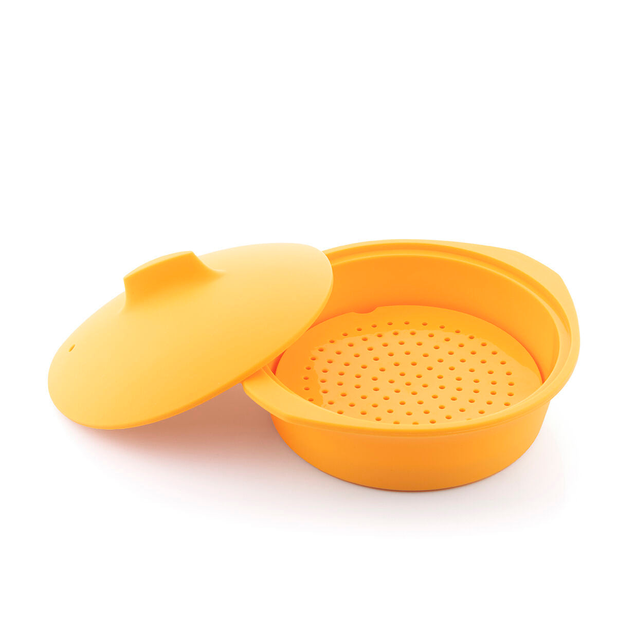 Multifunction Silicone Steamer with Recipes Silicotte InnovaGoods-3