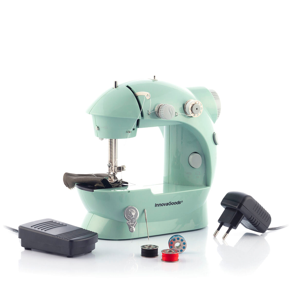 Mini Portable Sewing Machine with LED, Thread Cutter and Accessories Sewny InnovaGoods-4