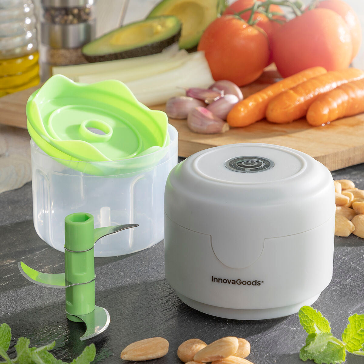 Rechargeable Portable Mini Chopper Echoppie InnovaGoods-8