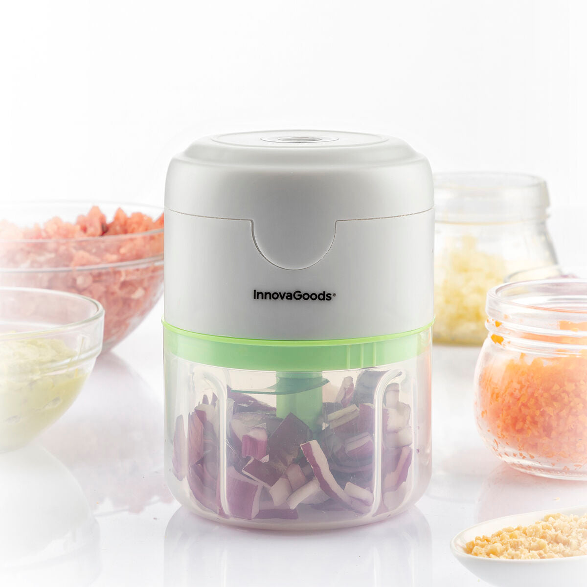 Rechargeable Portable Mini Chopper Echoppie InnovaGoods-3