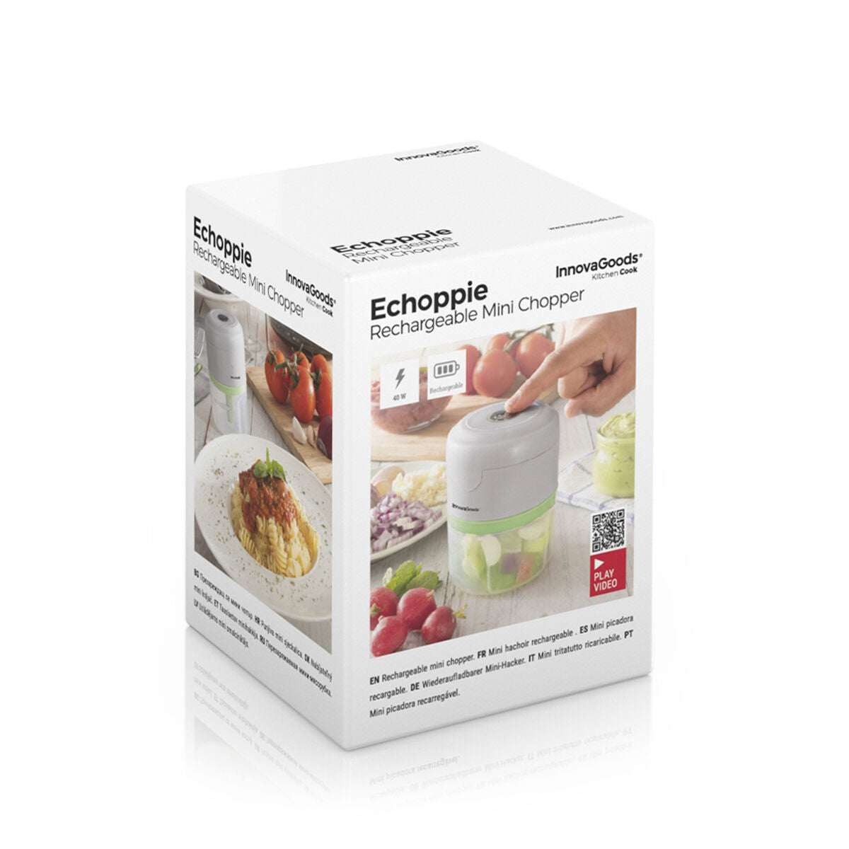 Rechargeable Portable Mini Chopper Echoppie InnovaGoods-1