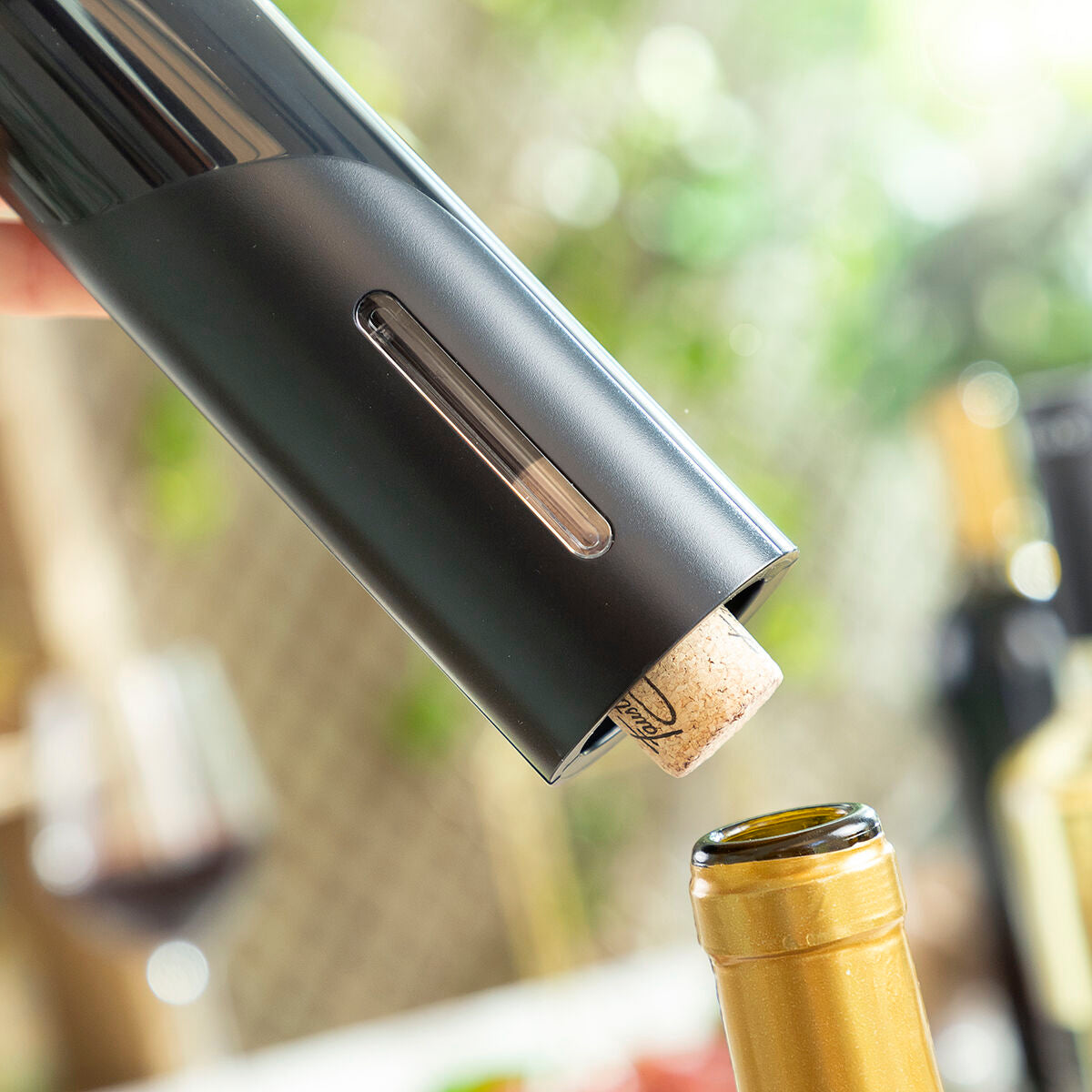 Electric Corkscrew with Accessories for Wine Corking InnovaGoods-10