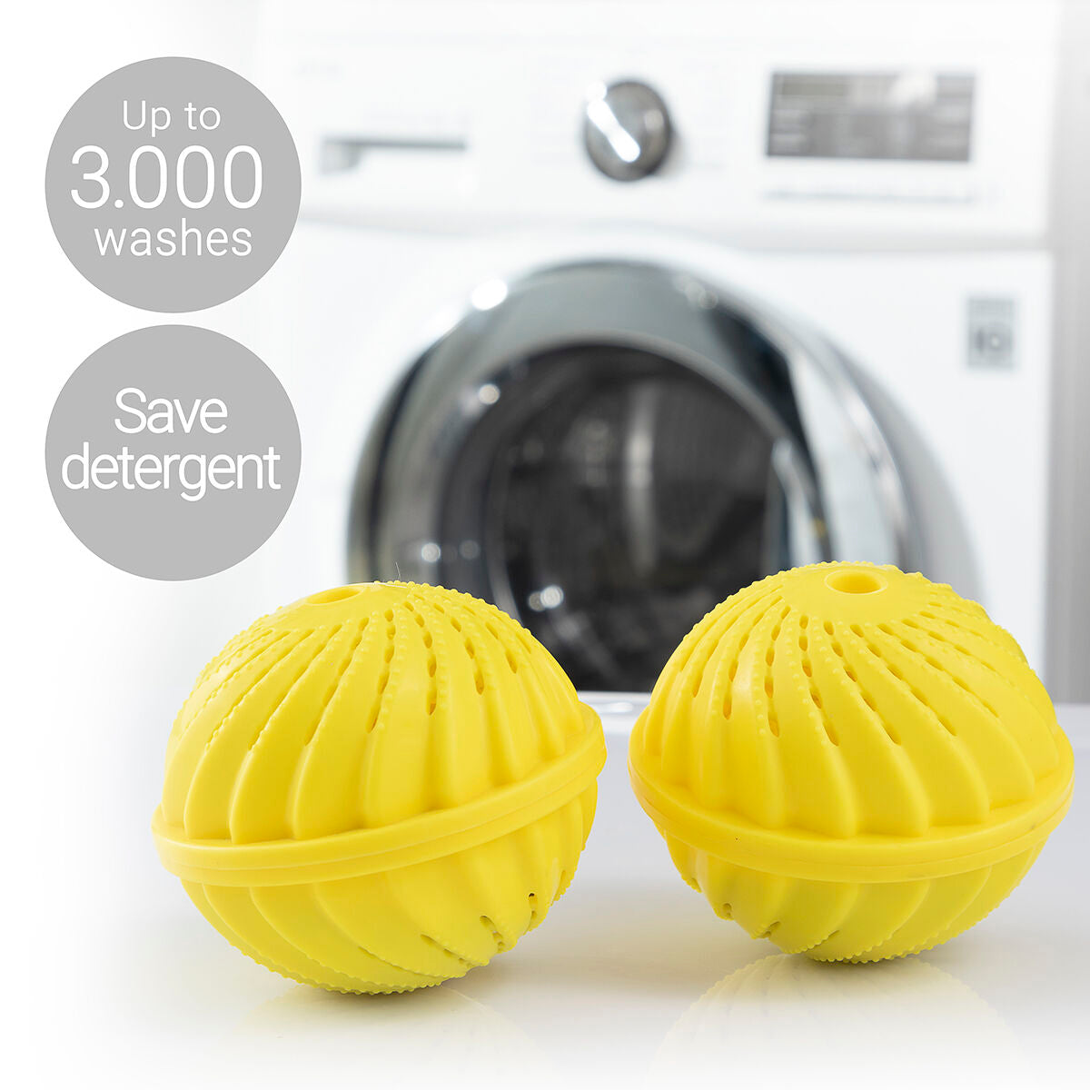 Balls for Washing Clothes without Detergent Delieco InnovaGoods Pack of 2 units-9