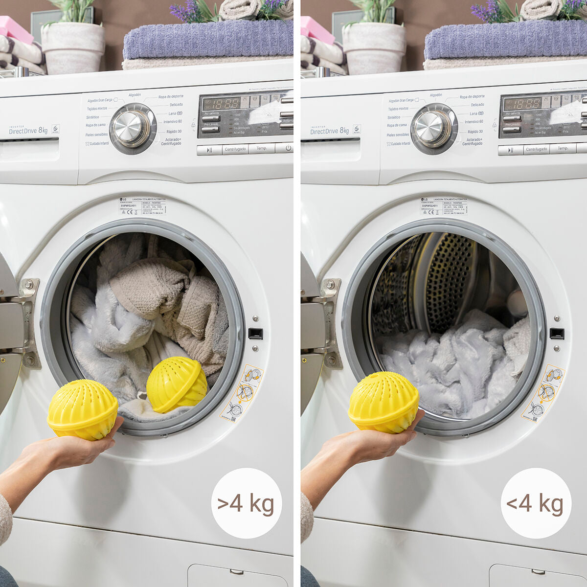 Balls for Washing Clothes without Detergent Delieco InnovaGoods Pack of 2 units-6