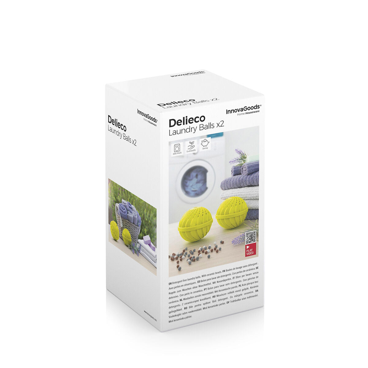 Balls for Washing Clothes without Detergent Delieco InnovaGoods Pack of 2 units-1