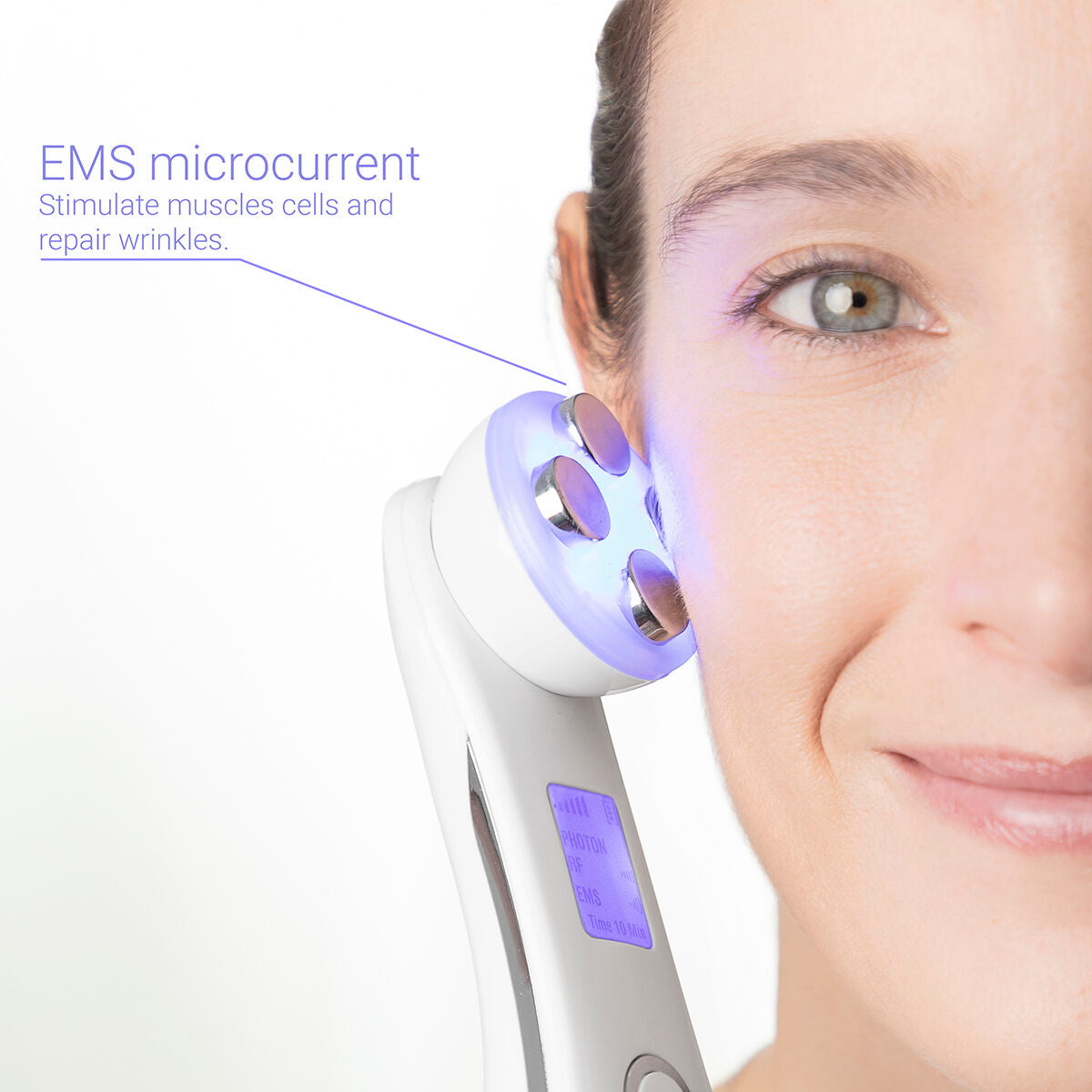 Facial Massager with Radiofrequency, Phototherapy and Electrostimulation Wace InnovaGoods-10